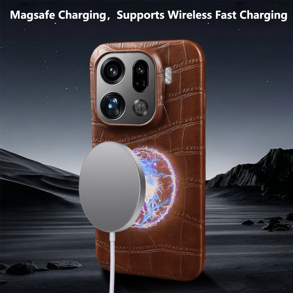 For Magsafe Crocodile Leather  – Phone Cases Oppo Bewertung und Preis