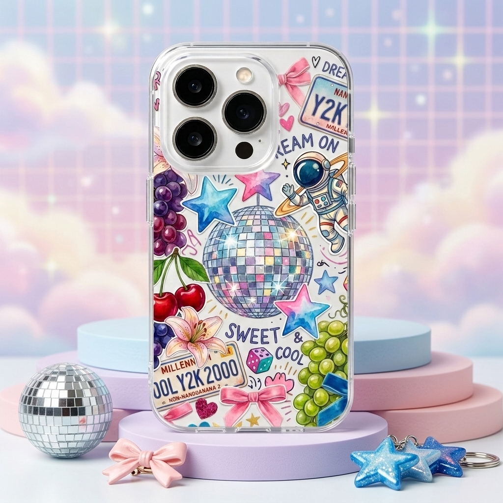 Y2K Disco Ball Sticker Print P – Phone Cases Aesthetic Bewertung und Preis