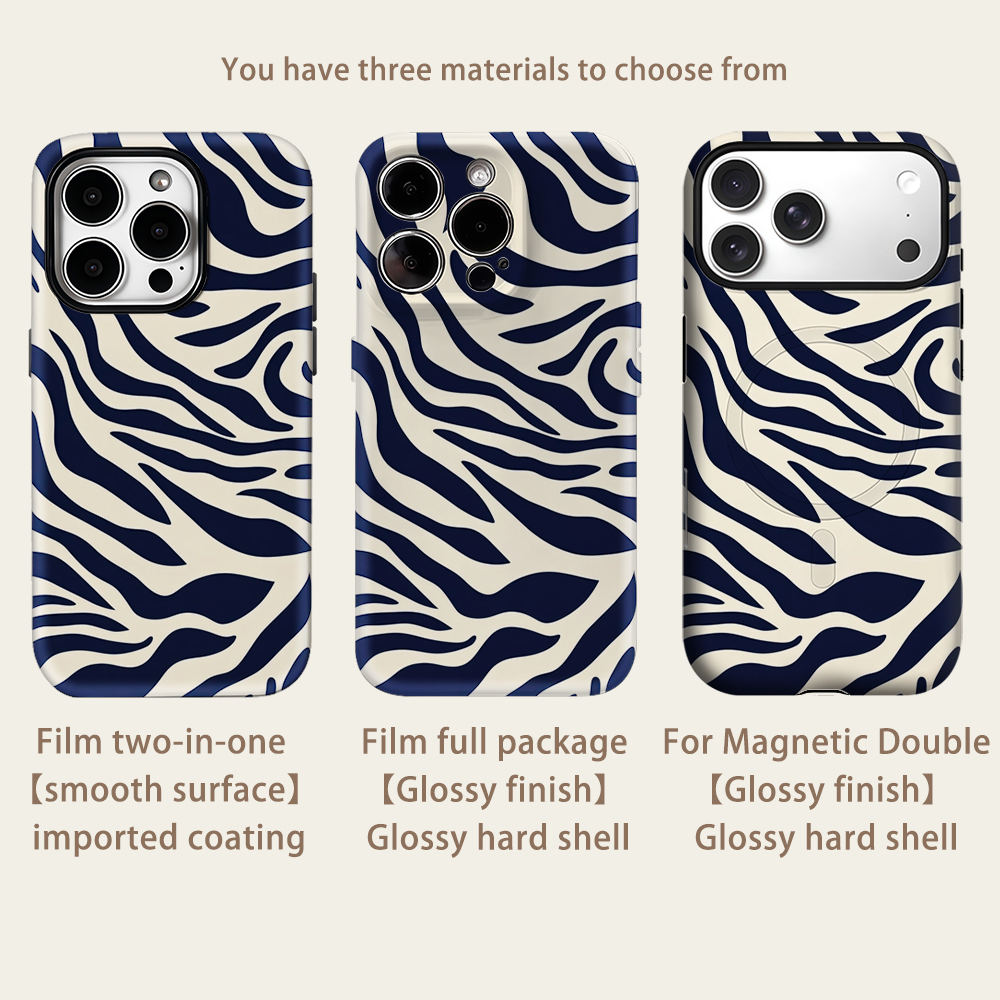Navy Zebra Phone Case for IPho – Phone Cases Zebra Bewertung und Preis