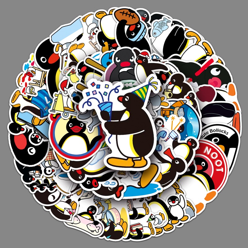 50PCS Hot Cute Pingu Stickers  – Phone Cases Aesthetic Bewertung und Preis