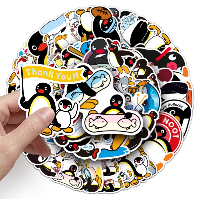 50PCS Hot Cute Pingu Stickers  – Phone Cases Aesthetic Bewertung und Preis