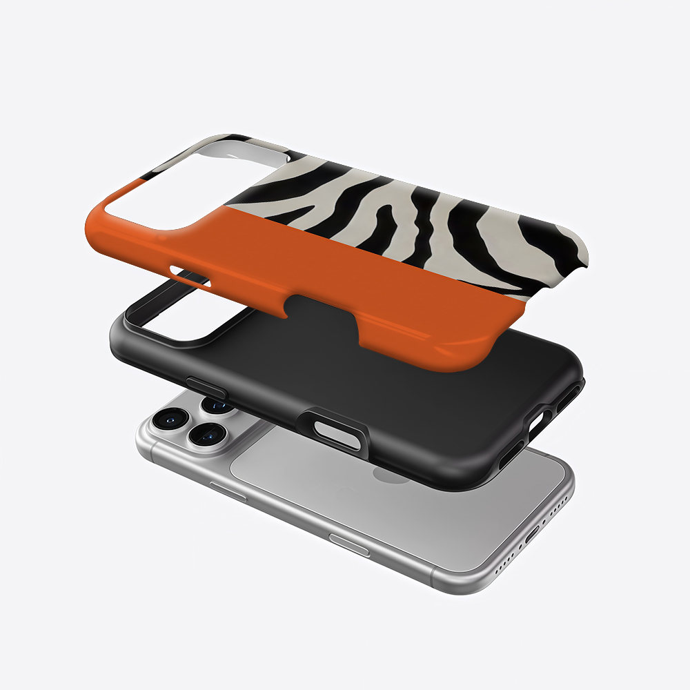 Orange Black Zebra Color Block – Phone Cases Zebra Bewertung und Preis