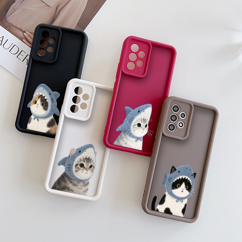 Cute Cartoon Animal Shark Cat  – Phone Cases Oppo Bewertung und Preis