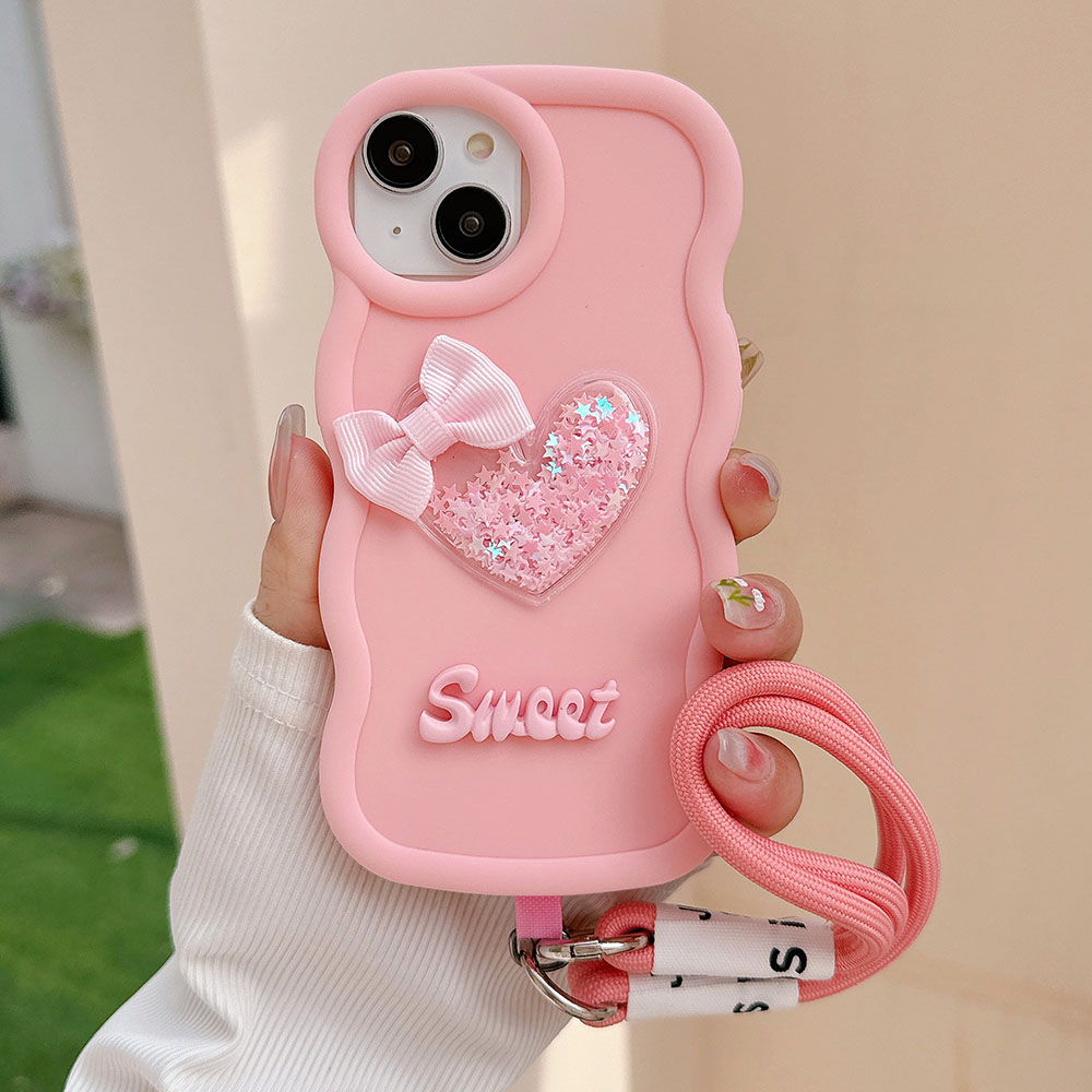 Love Heart Bow Wavy Soft Phone – Phone Cases Ugly Bewertung und Preis