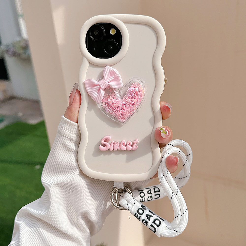 Love Heart Bow Wavy Soft Phone – Phone Cases Ugly Bewertung und Preis